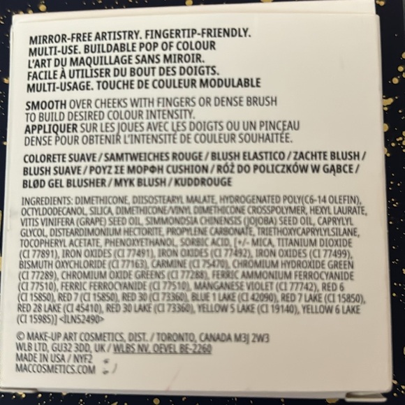 M.A.C. COSMETICS GLOW PLAY CUSHIONY BLUSH pinky cute cushion blush makeup NWT - Picture 16 of 16